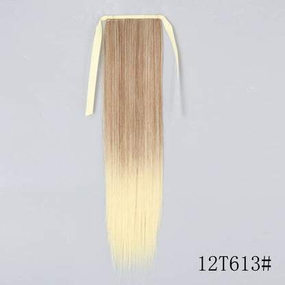 Long Straight Clip-in Ponytail Hair Extension Black