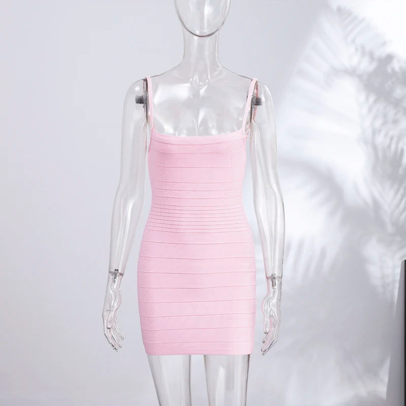 Sleeveless Women's Bandage Mini Dress Cocktail Party