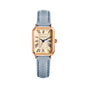 Fashion Retro Square Leather Strap Quartz Watch for Women