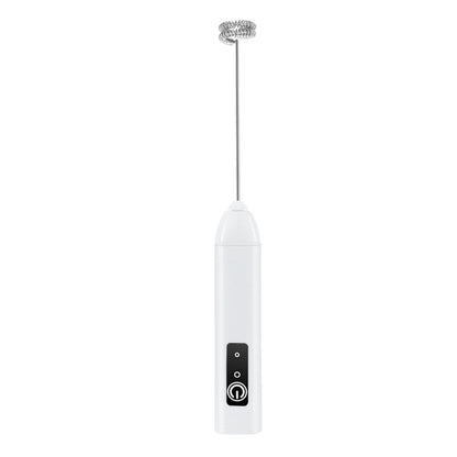 Electric Milk Frother Handheld USB Rechargeable Foam Maker