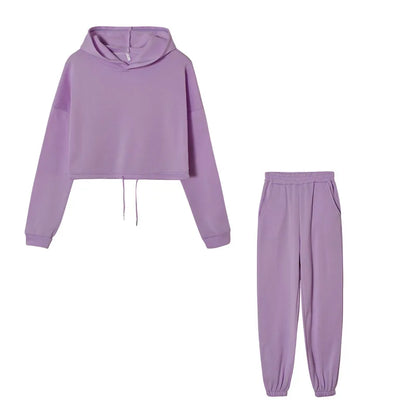 Women's Oversized Hoodie and Sweatpants Tracksuit
