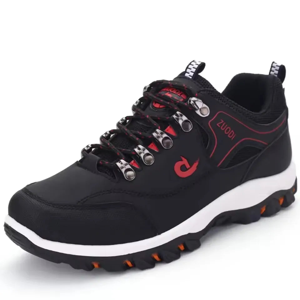 Men's Leather Casual Sneakers for Tennis and Walking