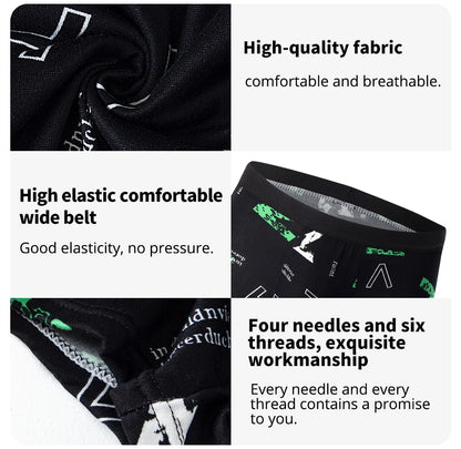 Men's Printed Boxer Shorts Comfortable Plus Size