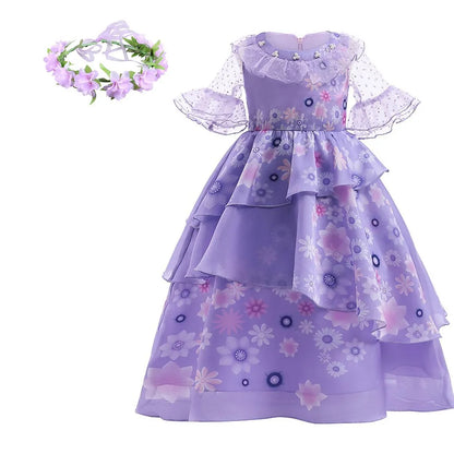 Kids Princess Dress Cinderella Cosplay Costume for Girls