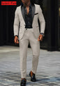 Men Slim Fit Tuxedo Suit for Weddings and Parties