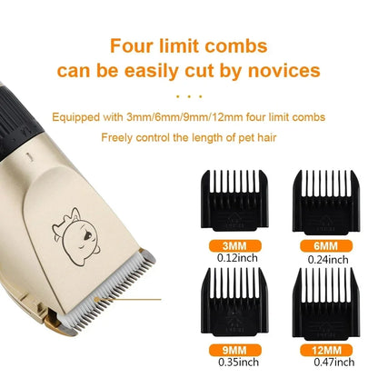USB Rechargeable Pet Grooming Clipper