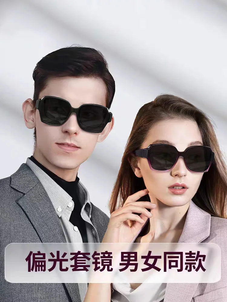Round Polarized Sunglasses for Prescription Glasses