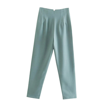 Koekop High Waist Pencil Trousers for Women