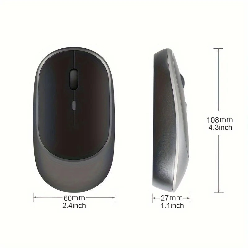 Wireless Rechargeable Bluetooth Mouse for Gaming