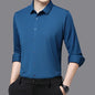 Men's Ultra-Stretch Slim-Fit Long Sleeve Shirt