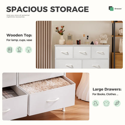 JHK Modern Wooden Wardrobe With 5/7/10 Drawers