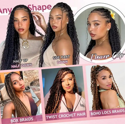 Human Hair Deep Wave Bulk Extensions 110g for Braids