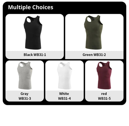 Men's Cotton Tank Top for Casual Sports Wear