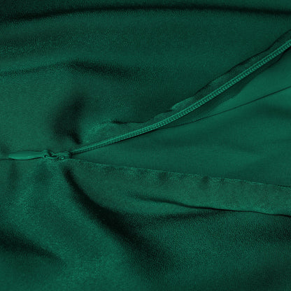 Elegant Silk Satin Sleeveless Long Dress for Women