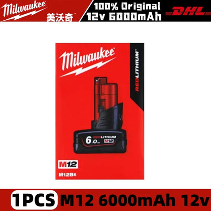Milwaukee 12V 6.0Ah Rechargeable Battery for M12 Tools
