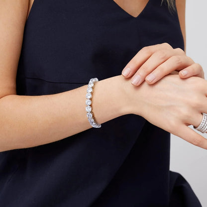 Moissanite Diamond Tennis Bracelet S925 Sterling Silver