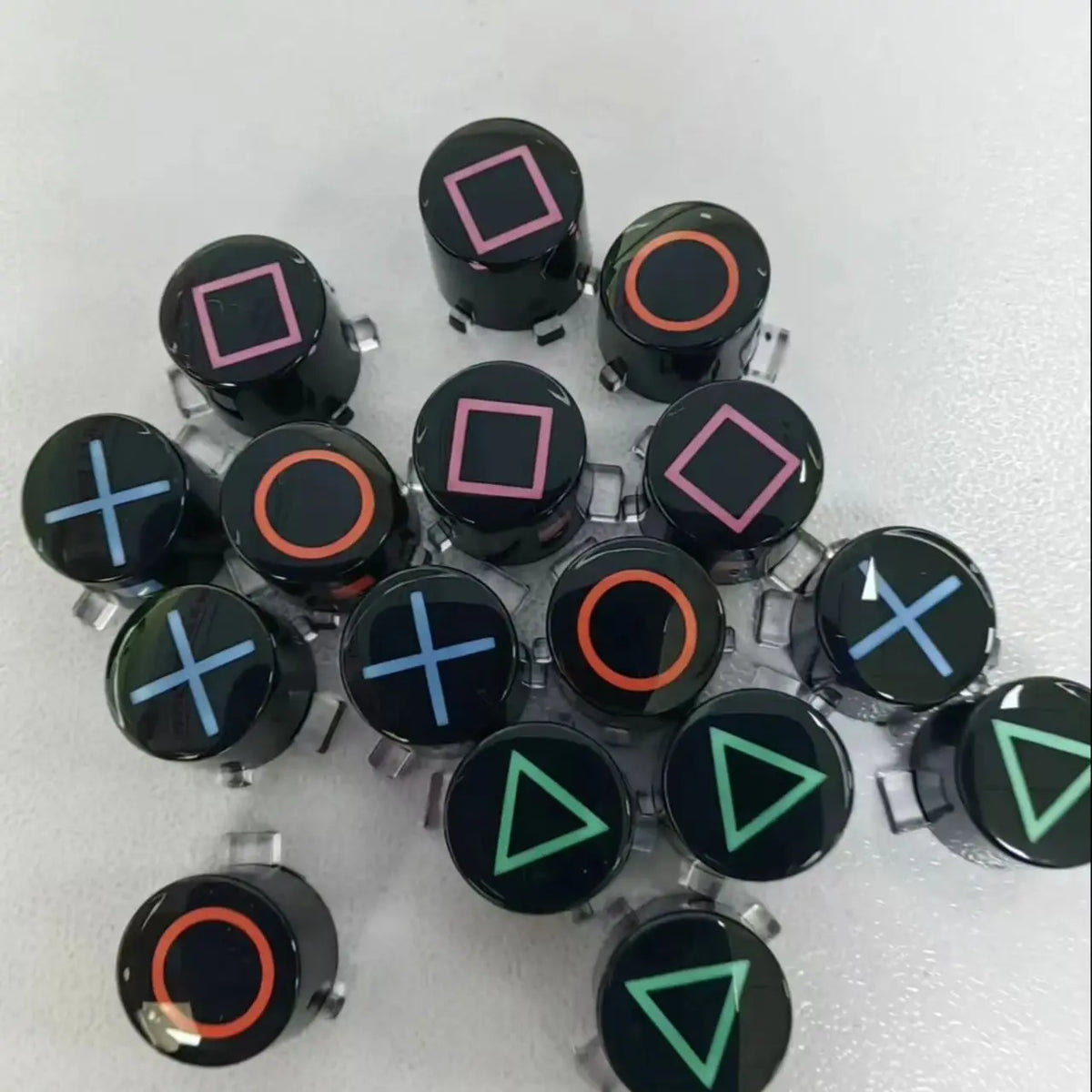 Customized PS5 Button with Shell and Retro Style