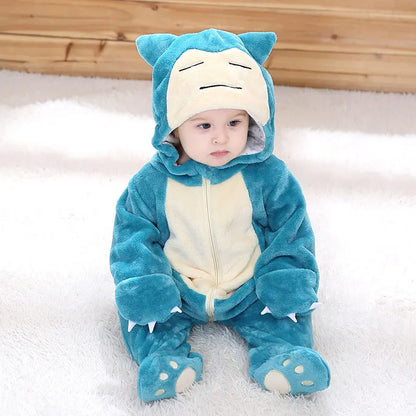 Snorlax Plush Romper Cosplay Costume for Kids