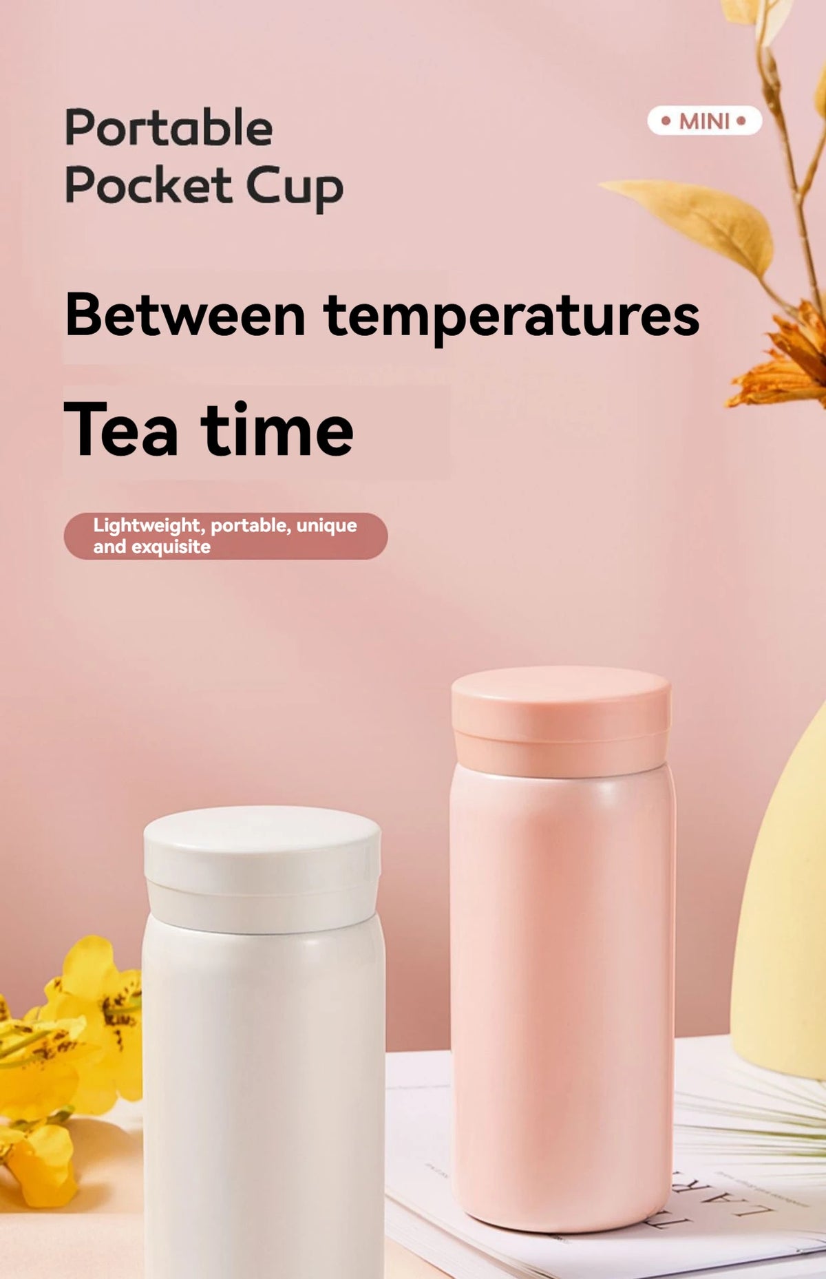 Mini Insulated Stainless Steel Vacuum Flasks 200ML 300ML