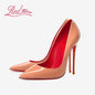 Elegant Black Patent Leather High Heel Pumps for Women