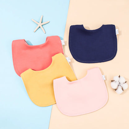 4pcs Cotton Baby Adjustable Bibs Bandana Scarf