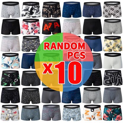 Men's Printed Boxer Shorts Comfortable Plus Size