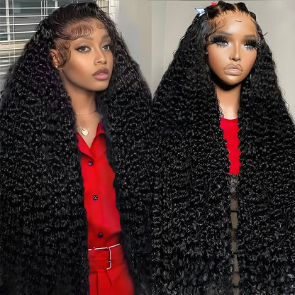 Deep Wave Lace Front Wig 13x6 Human Hair 250 Density