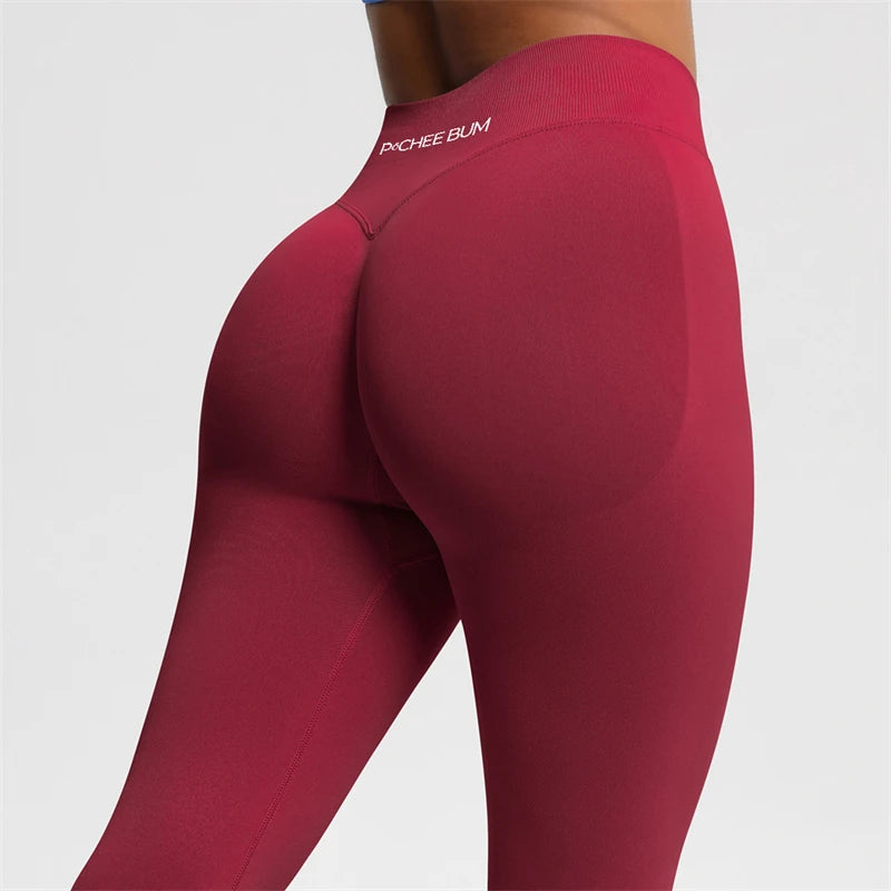Women Seamless Bum Shaping Leggings Fitness Pants