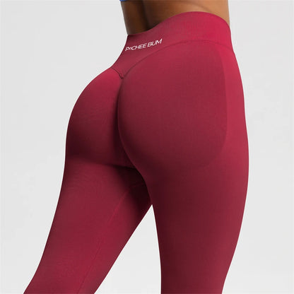 Women Seamless Bum Shaping Leggings Fitness Pants