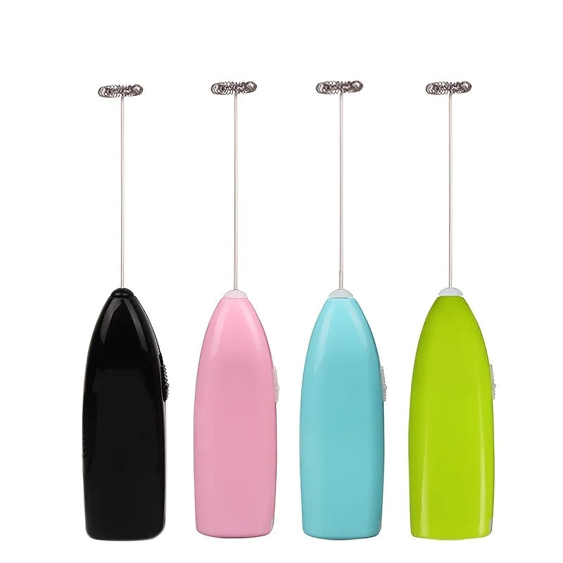 Mini Battery Powered Electric Egg Beater Stainless Steel