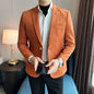 Men's Slim Fit Velvet Blazer Coat for Business and Weddings