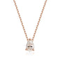 Smyoue Pear Cut Moissanite Necklace 925 Sterling Silver