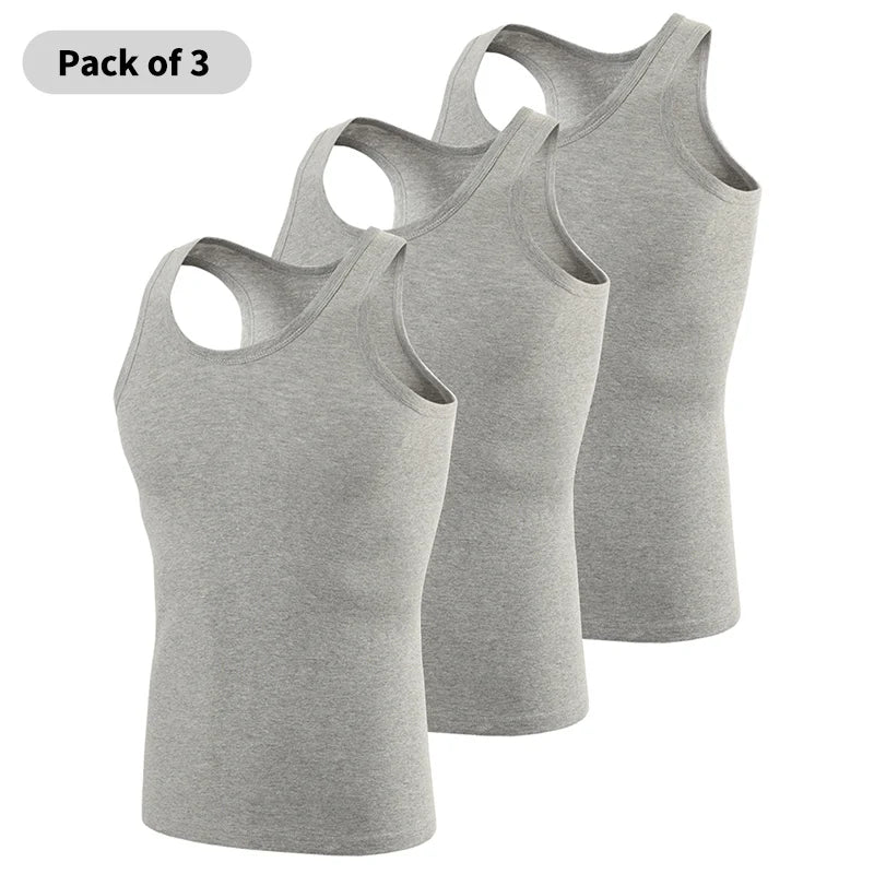 Men's Cotton Casual Sleeveless Vest for All Seasons