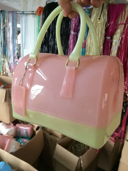 Jelly Bag Crossbody Pillow Bag in Macaron Colors