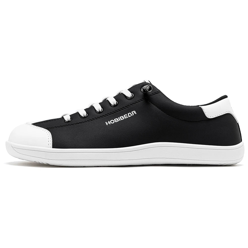 HOBIBEAR Unisex Barefoot Wide Toe Sneakers Artificial Leather