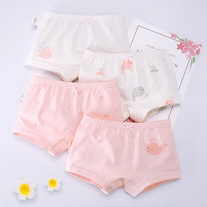 Children's Cotton Boxer Briefs for Girls
