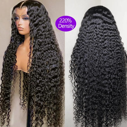 Lemoda 13x6 Deep Wave Full Lace Frontal Wig Human Hair