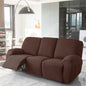 Soft Polyester Recliner Sofa Cover Solid Color