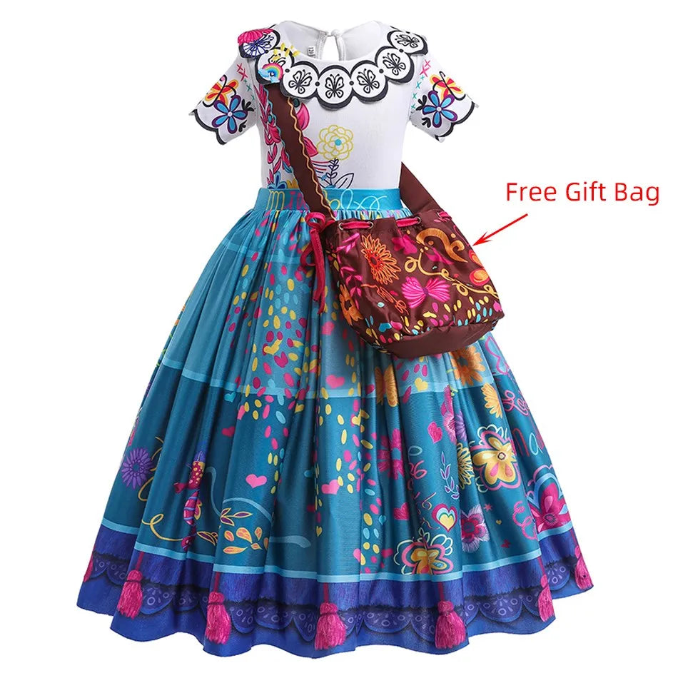 Kids Princess Dress Cinderella Cosplay Costume for Girls