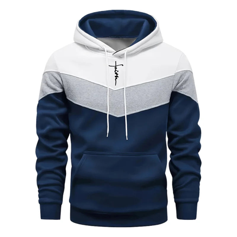 Men's Casual Hoodie Tracksuit for Autumn and Winter