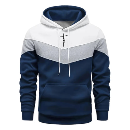 Men's Casual Hoodie Tracksuit for Autumn and Winter