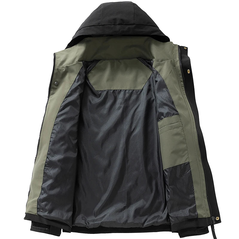 Men's Waterproof Softshell Jacket for Hiking and Camping