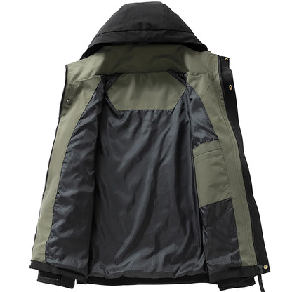 Men's Waterproof Softshell Jacket for Hiking and Camping