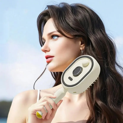 Electric Steam Hair Brush with USB-C Charging
