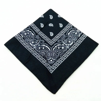 Unisex Polyester Paisley Bandana Hair Wrap