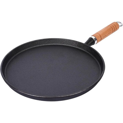 Cast Iron Frying Pan Uncoated Non-stick Crepe Maker