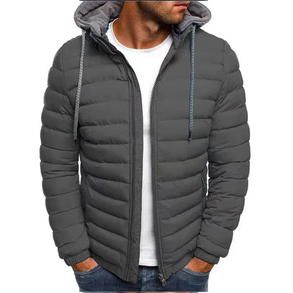 Hooded Zipper Jacket for Outdoor Leisure Sports