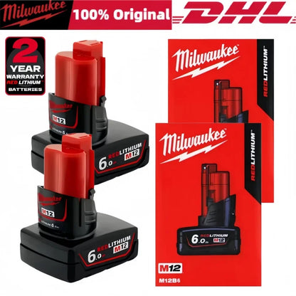 Milwaukee 12V 6.0Ah Rechargeable Battery for M12 Tools