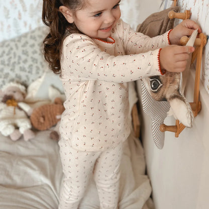 Cotton Long Sleeve T-Shirt and Pant Set for Girls