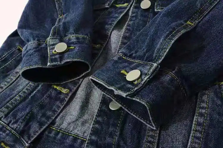 Women Cotton Denim Jacket Casual Spring Autumn Coat